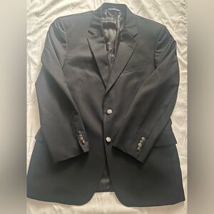 Brooks Brothers 346 Madison Mens Wool Blazer 42R Black